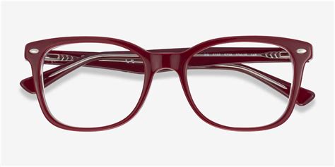 burgundy eyeglass frames for women.